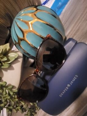 Draper James Tortoiseshell Cat-Eye Sunglasses with Brown Lenses